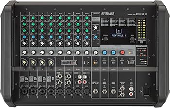 Amazon.com: Yamaha EMX7 12-input Stereo Powered Mixer w/ DSP